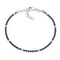 Bracciale Amen Donna Tennis in Argento Zirconia BT7BBBL16 - BT7BBBL16